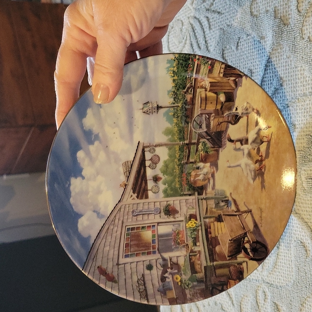 5 For 25.00/Collectors Plate,Bradford  Exchange,EUC "Friendly Visitors"